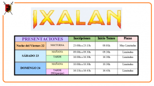 IXALA HORARIOS